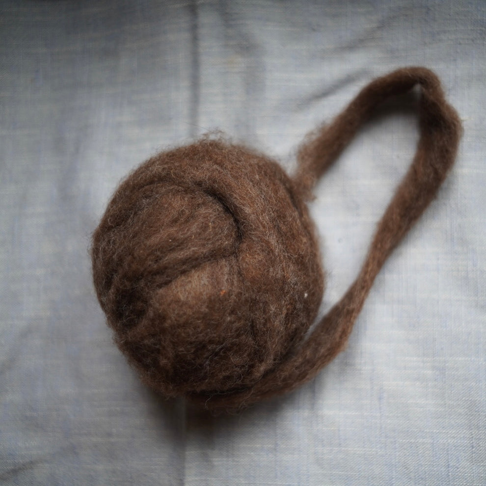 Wool Roving Buckwheat Blossom Farm